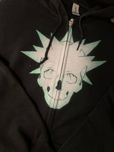 Load image into Gallery viewer, Skull Full Zip Hooded Sweatshirt